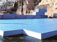 Styrofoam Floormate (Флормейт) - теплоизоляционные плиты из экструдированного пенополистирола голубого цвета